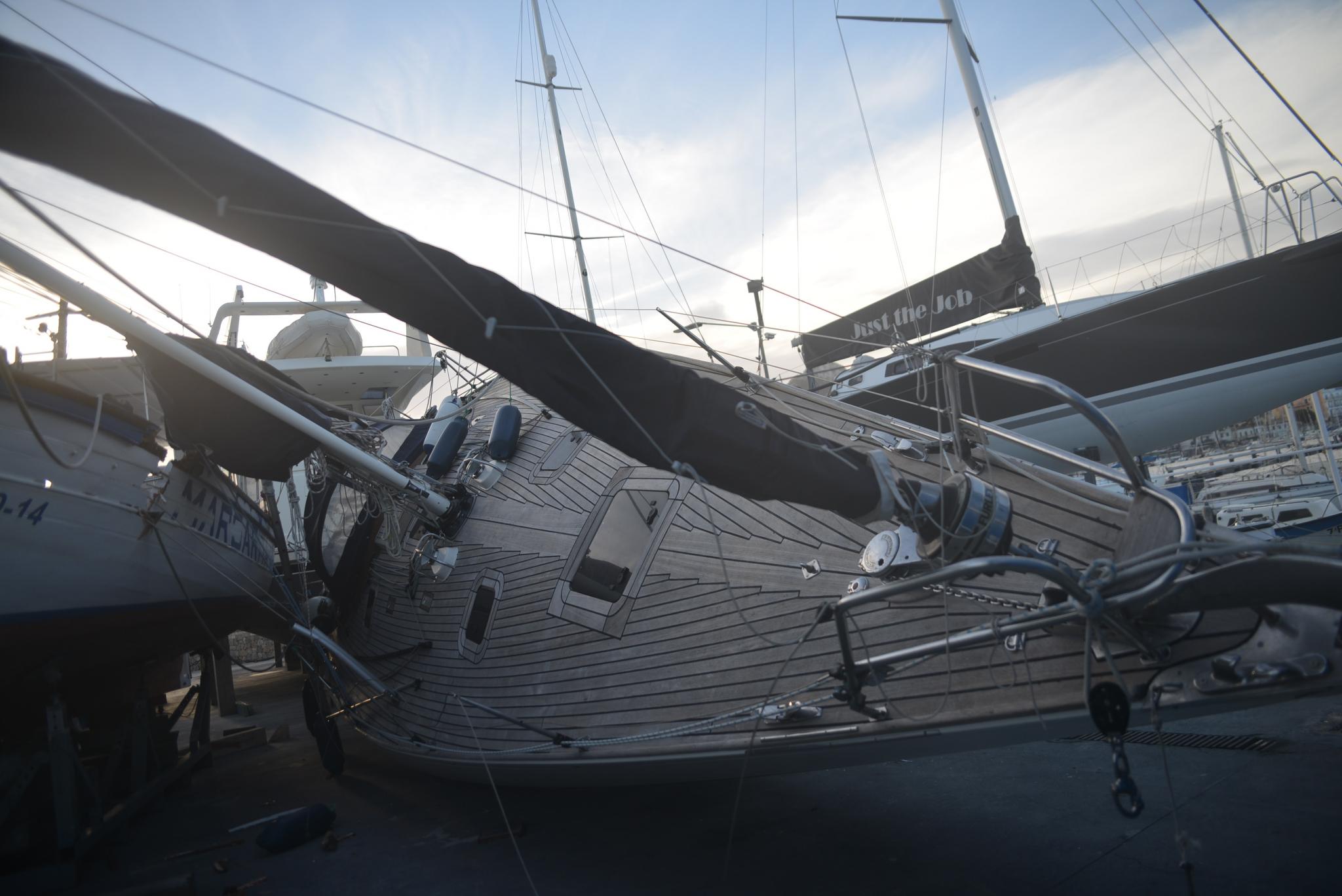 segelboot mallorca sturm