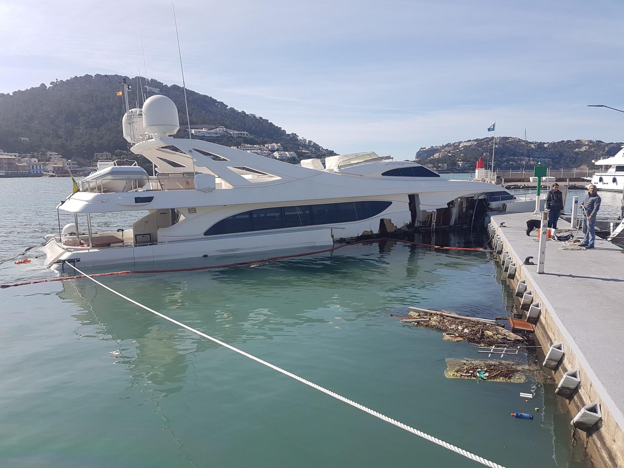 yacht mallorca gesunken